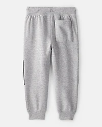 Toddler Boy Fleece Joggers - Grey