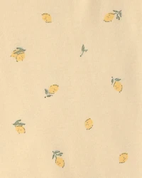 Baby Girl 3-Piece Lemon Bodysuits & Pant Set - Yellow/White