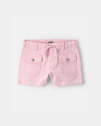 Girls Utility Shorts - Pink