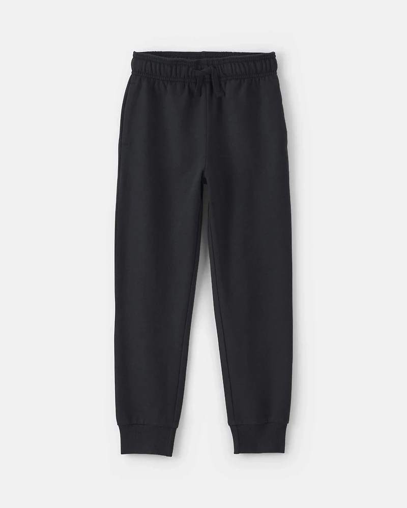 Boys French Terry Joggers - Black