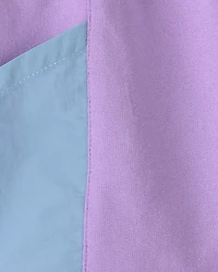 Toddler Girl French Terry Shorts - Purple/Blue