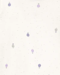 Baby 2-Piece Long-Sleeve Tee & Coverall Set - Purple