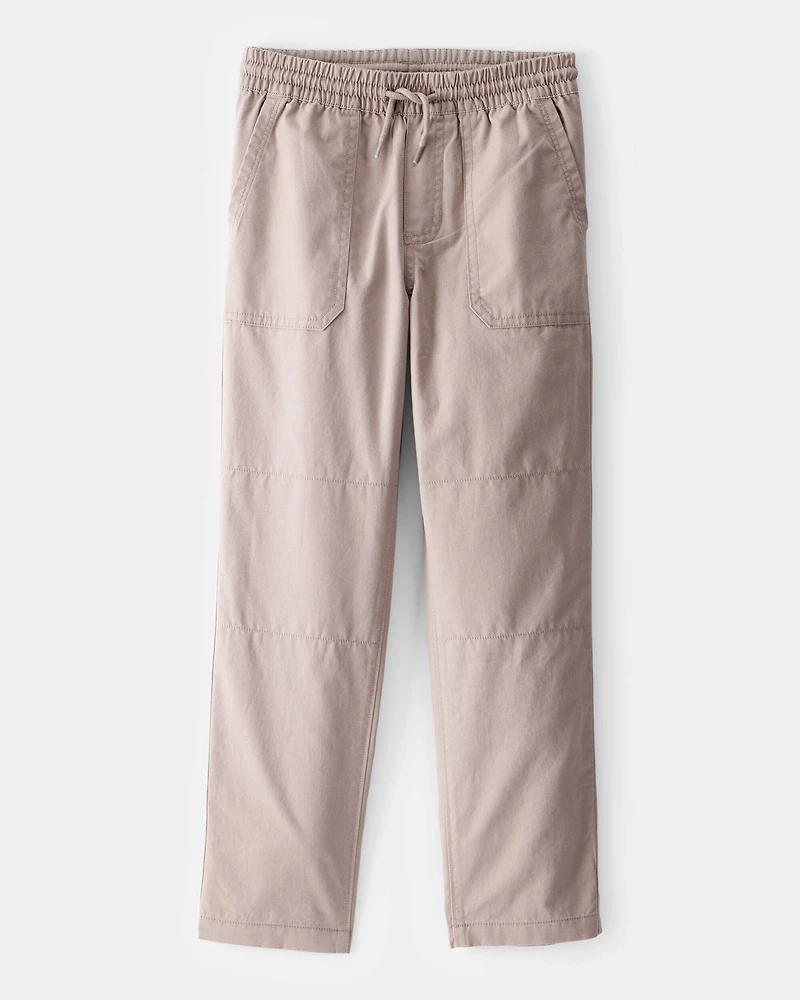 Kid Everyday Pull-On Pants - Taupe