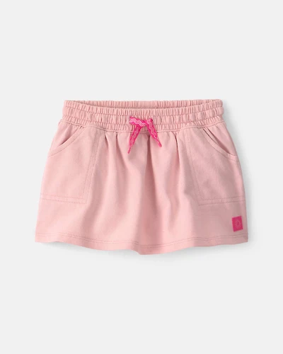 Baby Girl French Terry Skort - Pink