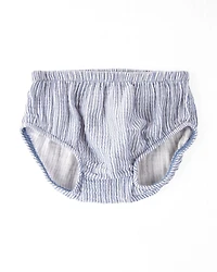 Baby Organic Cotton Striped Button-Front Dress