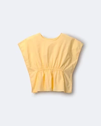 Toddler Girl Pom-Pom Swim Coverup - Yellow