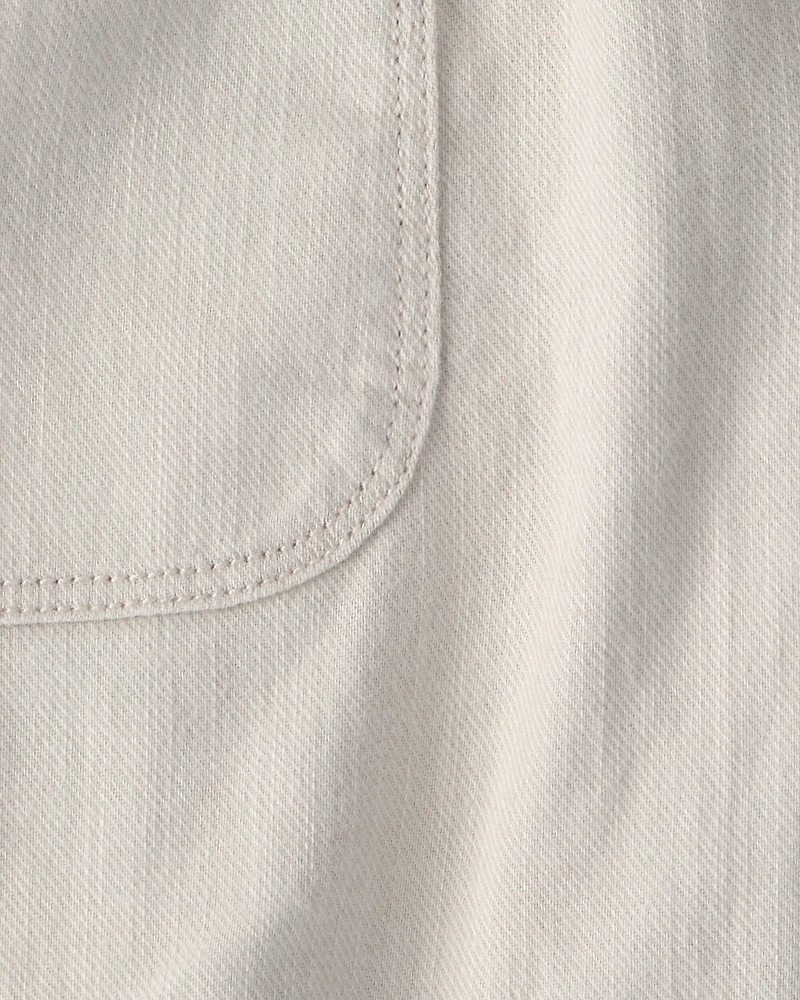 Boys Twill Shorts - Light Khaki