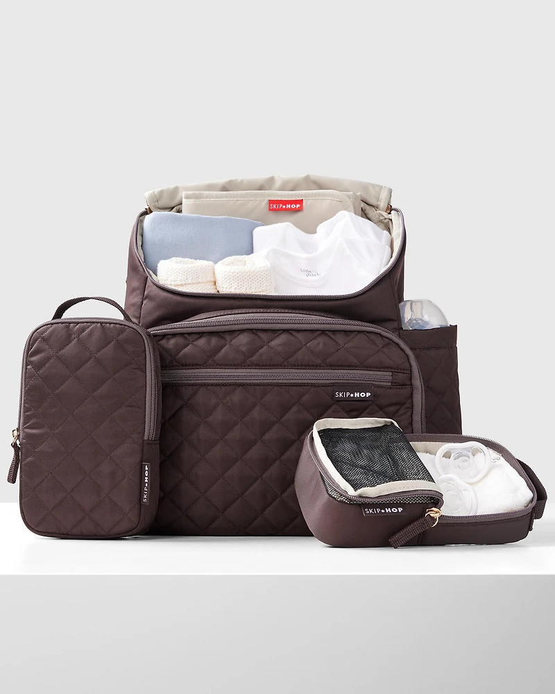 Forma Backpack Diaper Bag - Chocolate
