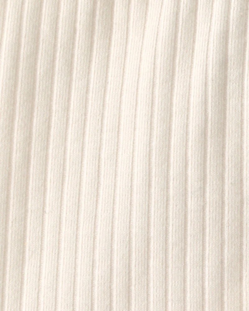 Baby Girl 2-Pack Organic Cotton Ribbed Cartwheel Shorts