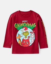 Toddler Dr. Seuss™ The Grinch Long-Sleeve Graphic Tee - Red