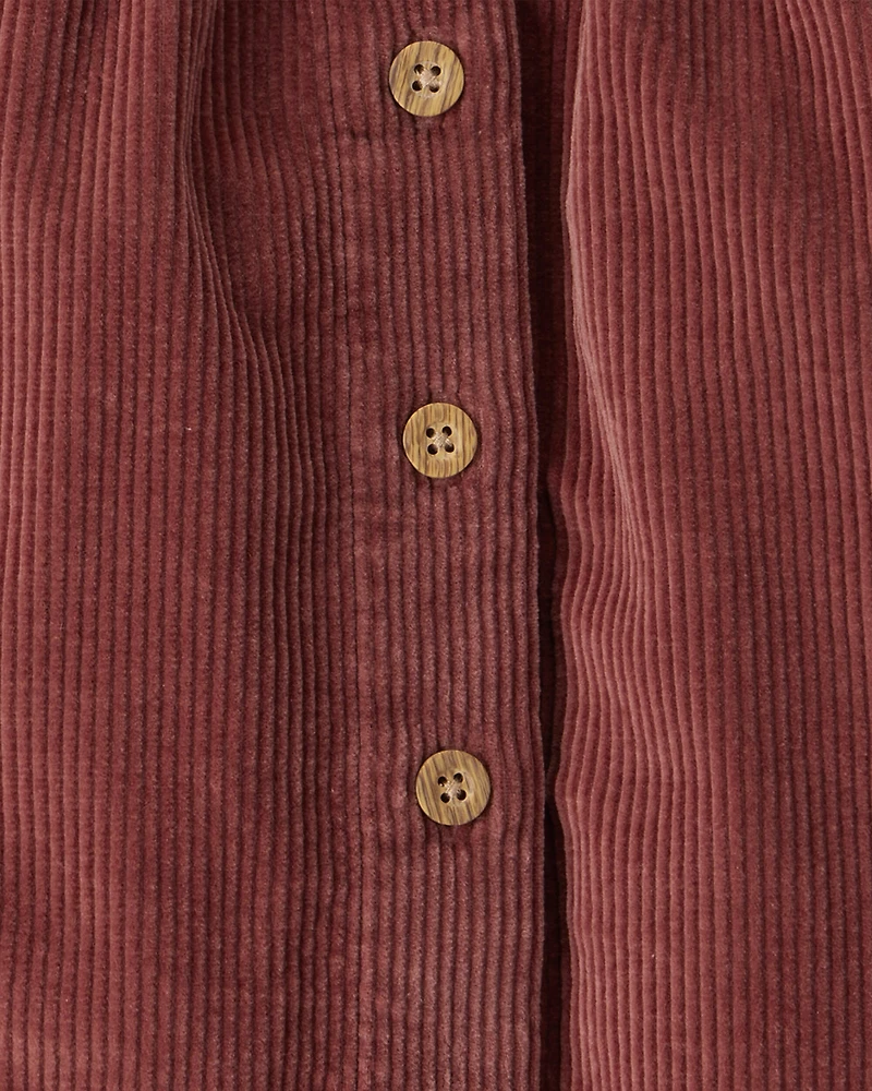 Girls Organic Cotton Corduroy Skirt