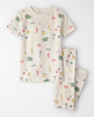 Toddler 2-Piece Organic Cotton Pajamas in Under the Sea