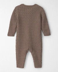 Baby Organic Cotton Sweater Knit Jumpsuit