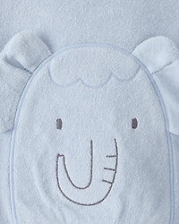 Baby Boy 2-Piece Elephant Terry Pullover Sweatshirt & Pant Set - Blue