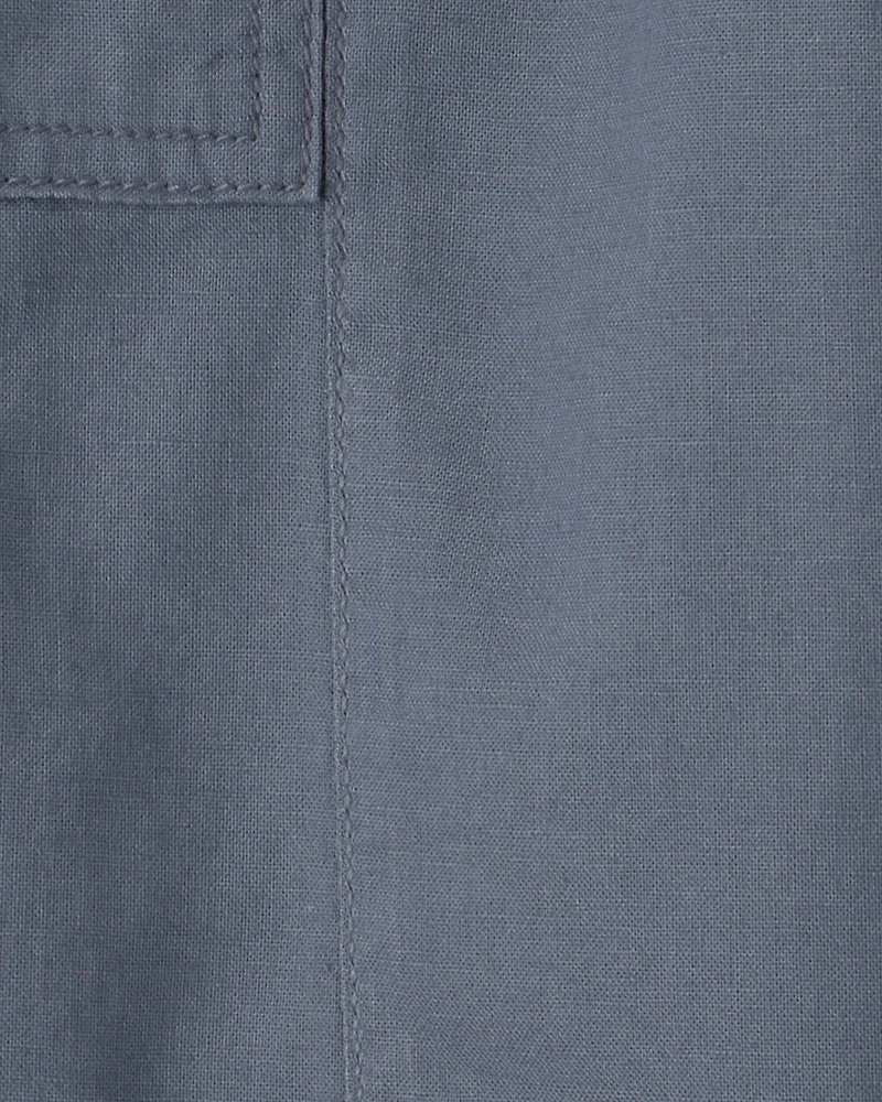 Boys Relaxed Linen Pants Made with Organic Cotton