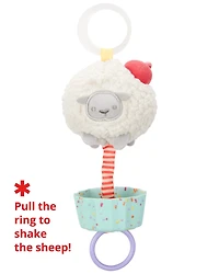 Sweet Sheep Jitter Stroller Toy