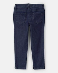 Toddler Dark Blue Wash Skinny-Leg Jeans