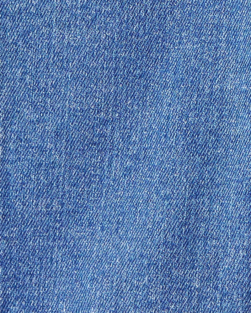 Baby Boy Checkered Print Bodysuit Overall Set - Blue/Green