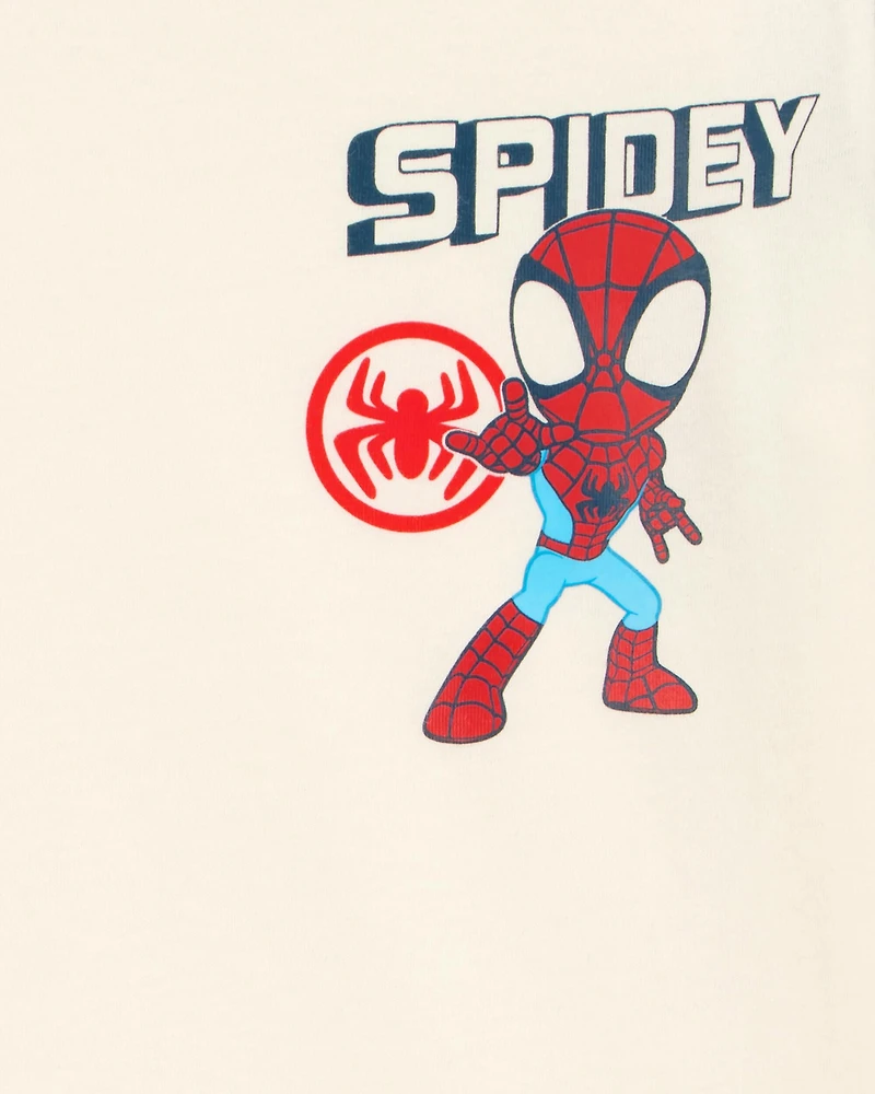 Toddler Boy Marvel™ Spider-Man Short-Sleeve Graphic Tee - Cream