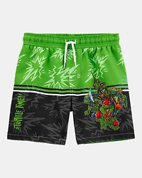 Kid 2-Piece Teenage Mutant Ninja Turtles Rashguard & Swim Trunk Set