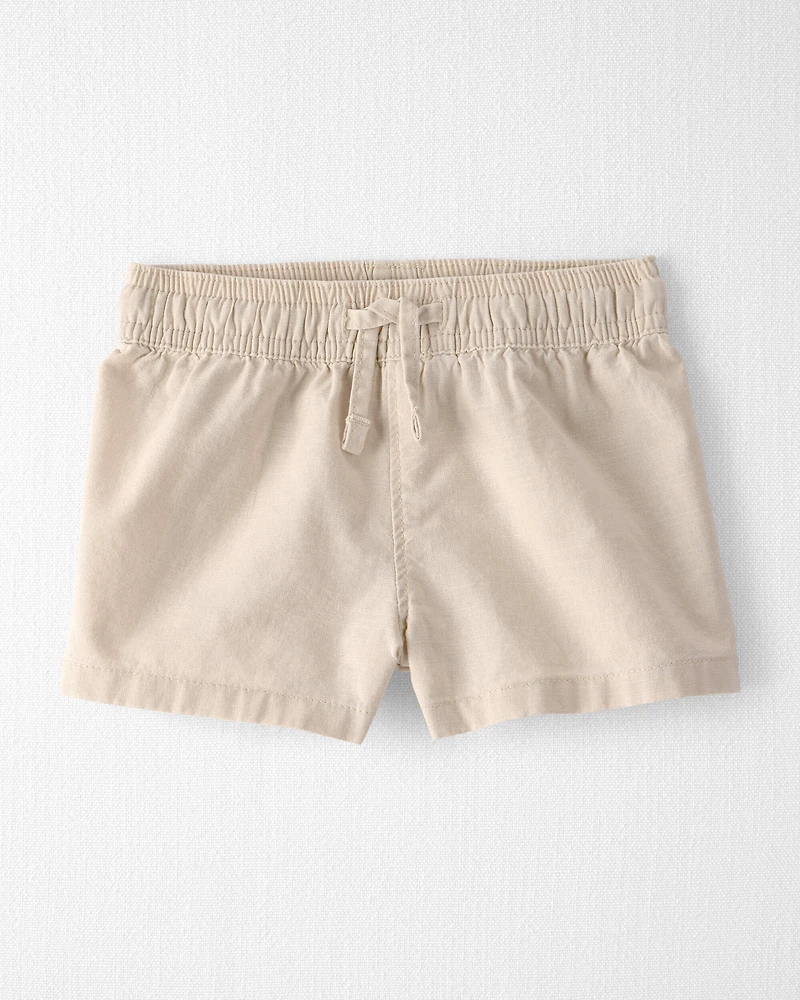 Baby Boy 2-Piece Organic Cotton Sweater Knit Top & Short Set