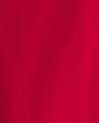 Kid Drawstring Knit Joggers - Red