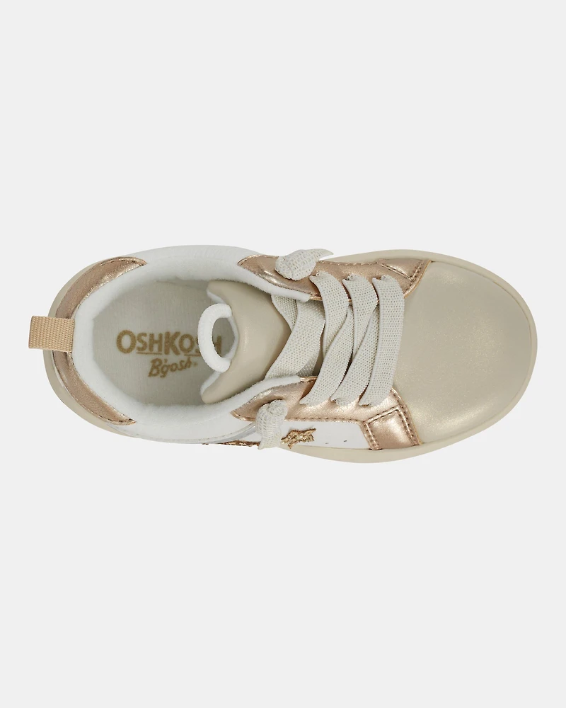 Toddler Metallic Star Sneakers - Gold