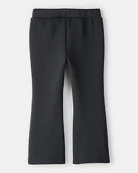 Toddler Girl Pull-On Flare Pants - Black