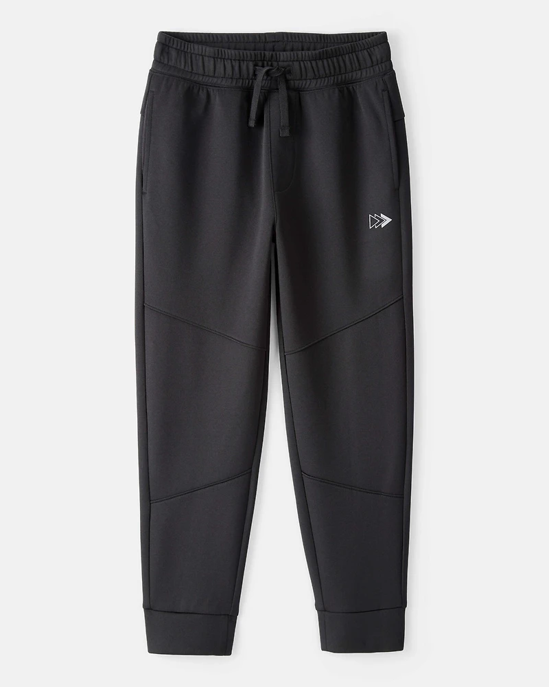 Boys 2-Piece Zip-Up Jacket & Joggers Set - Black