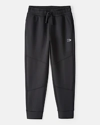 Boys 2-Piece Zip-Up Jacket & Joggers Set - Black