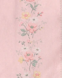 Toddler Girl Ruffle Dress Made with Organic Cotton in Spring Garden Print