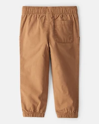 Toddler Boy  Cotton Everyday Pull-On Jogger - Brown