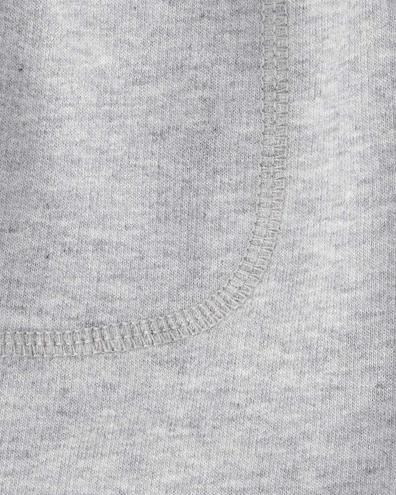 Baby Boy French Terry Shorts - Grey