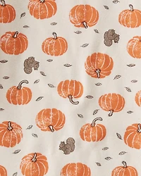 Kid Organic Cotton Pajamas in Harvest Pumpkins