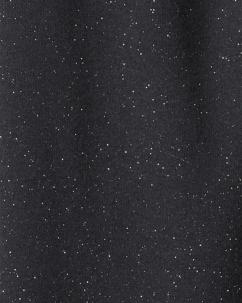 Girls Wicked Elphaba Sparkle Joggers - Black