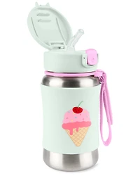Spark Style Stainless Steel Straw Bottle - Ice cream