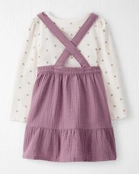 Toddler Girl 2-Piece Organic Cotton Jumper Set