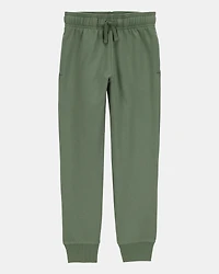 Boys Pull-On Drawstring Joggers - Green