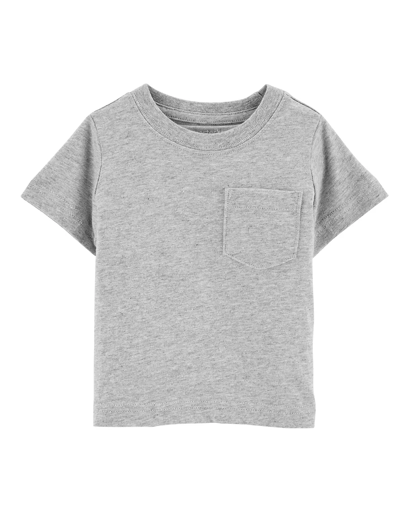 Toddler Grey Pocket Tee