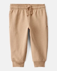 Baby Boy French Terry Jogger - Tan