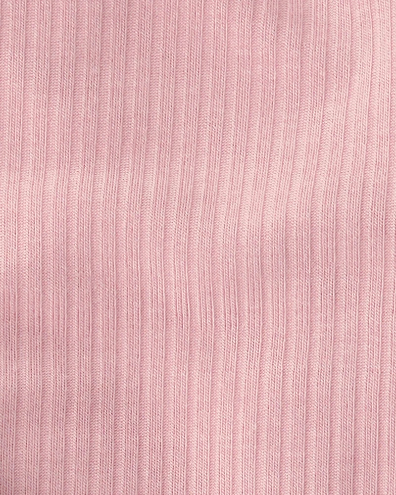 Baby Girl 2-Pack Butterfly Garden PurelySoft Multipack Bodysuits - Pink/Ivory