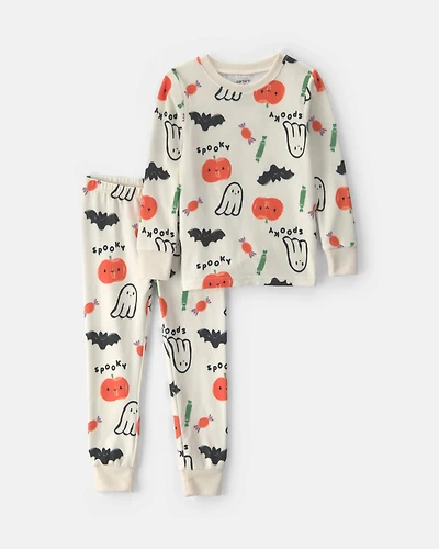 Baby 2-Piece Halloween Snug Fit Pajama Set - Cream