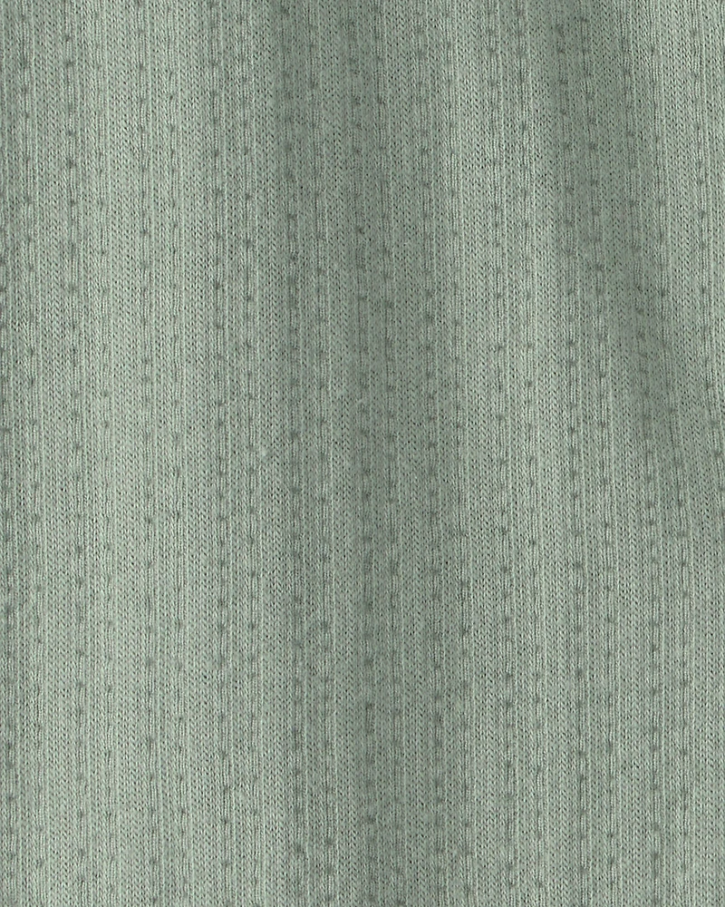 Baby Boy Solid Sleeveless Romper - Green