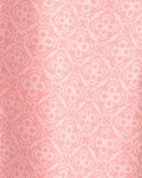 Girls Geometric Pull-On Pants - Pink
