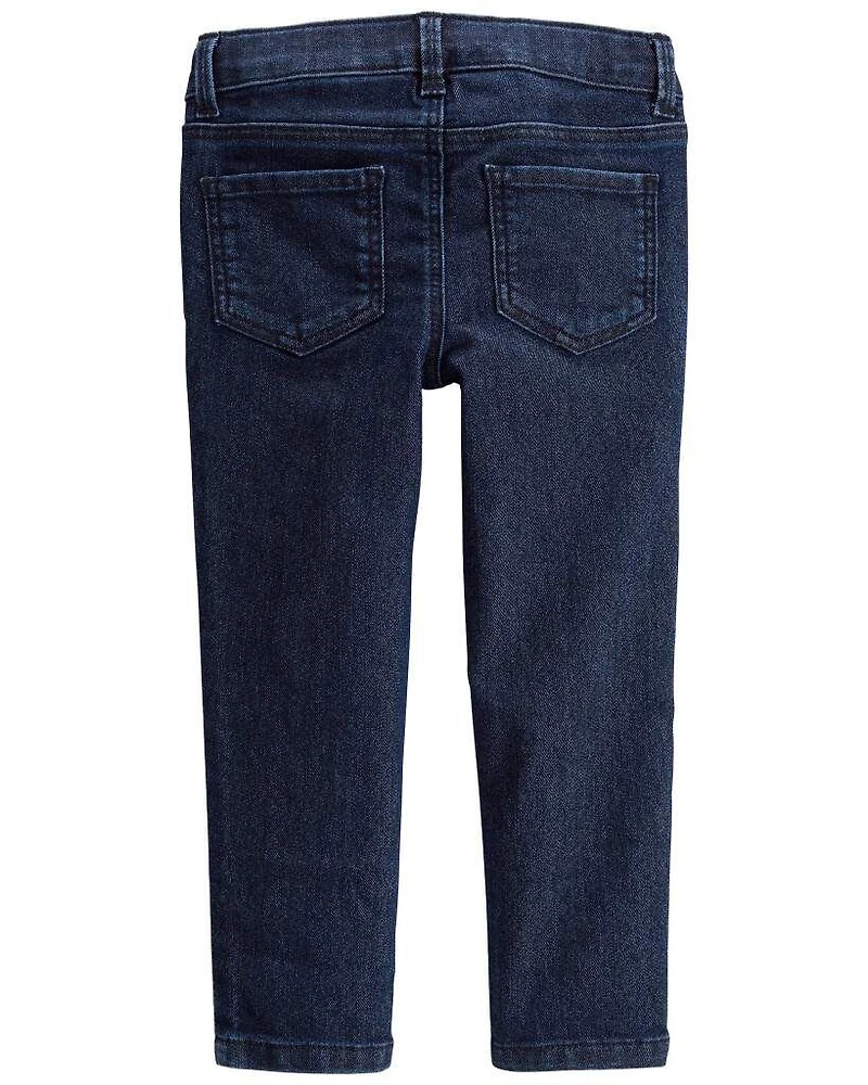 Baby Dark Blue Wash Skinny-Leg Jeans