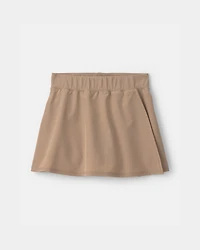Girls 2-Pack Uniform Active Skort - Khaki