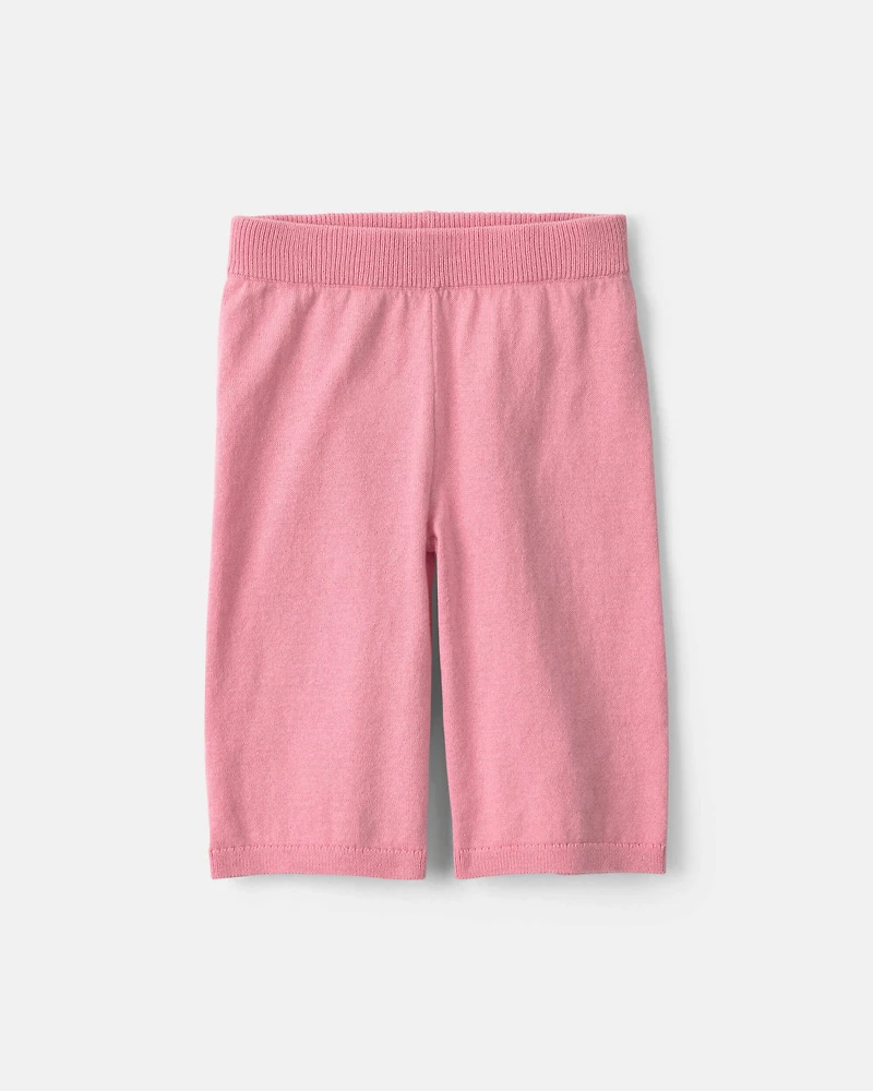Baby Girl 2-Piece Long-Sleeve Sweater Top & Pant Set - Pink