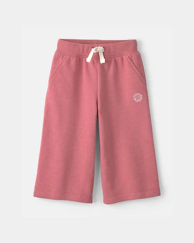 Baby Girl OshKosh Logo Fleece Drawstring Pants - Pink
