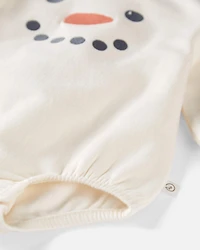 Baby Snowman Bubble Bodysuit Made with Organic Cotton