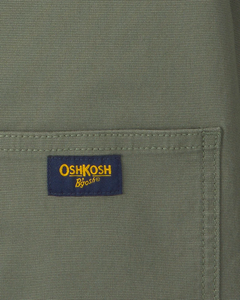 Boys Utility Jacket - Olive Green